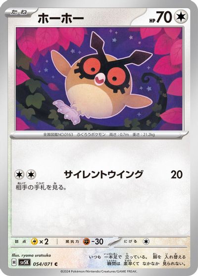Hoothoot #54
