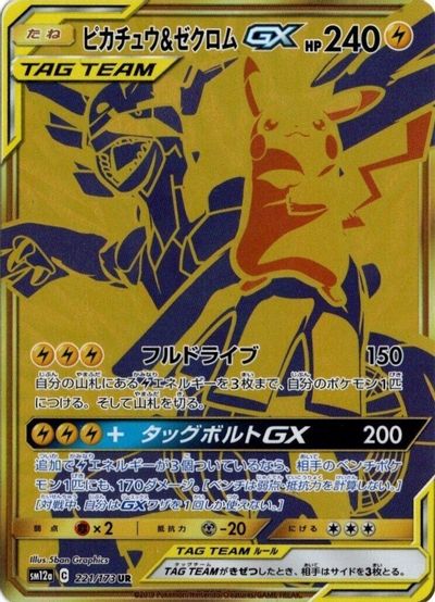 Pikachu & Zekrom GX #221
