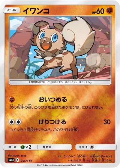 Rockruff #55