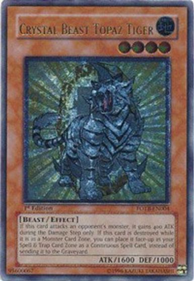 Crystal Beast Topaz Tiger Utr Force Of The Breaker Yugioh Tcgplayer Com