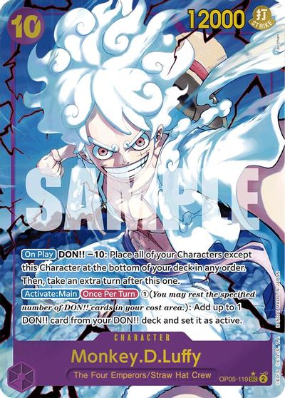 Monkey.D.Luffy (OP05-119) (Alternate Art)