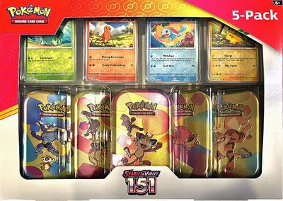 5-Pack Mini Tin