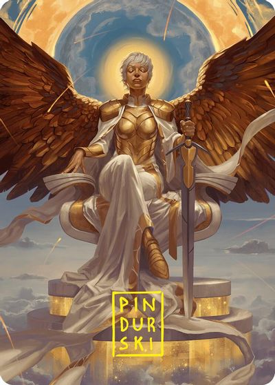 Herald of Eternal Dawn Art Card 27 54 Gold Stamped Signature
