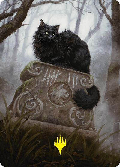 Nine Lives Familiar 2 Art Card 36 54 Gold Stamped Planeswalker Symbol #36