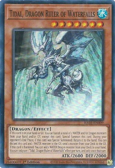 Tidal Dragon Ruler of Waterfalls #RA03-EN009