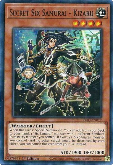 Secret Six Samurai Kizaru #RA03-EN017