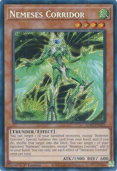 Nemeses Corridor Secret Rare #RA03-EN025