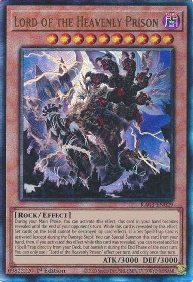 Lord of the Heavenly Prison PUR #RA03-EN029