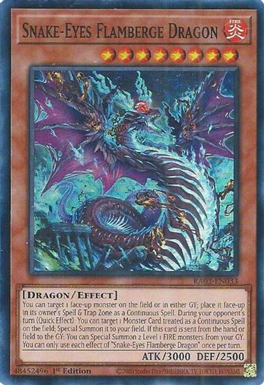 Snake Eyes Flamberge Dragon #RA03-EN033