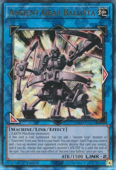 Ancient Gear Ballista PUR #RA03-EN046