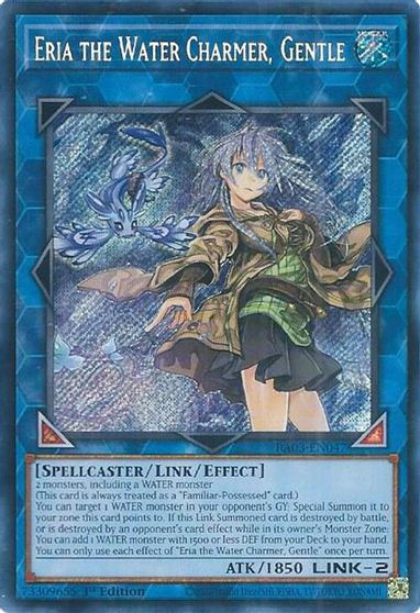 Eria the Water Charmer Gentle Secret Rare #RA03-EN047