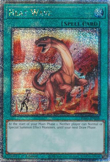 Heat Wave Quarter Century Secret Rare #RA03-EN058