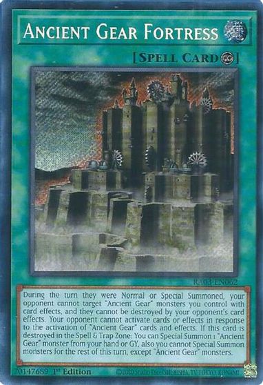 Ancient Gear Fortress Secret Rare #RA03-EN062