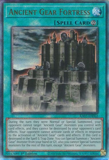 Ancient Gear Fortress PUR #RA03-EN062