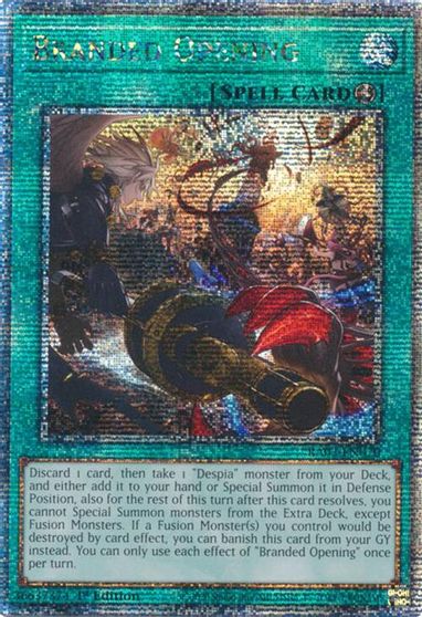 Branded Opening Quarter Century Secret Rare #RA03-EN070