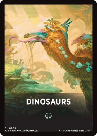 Dinosaurs Theme Card #39
