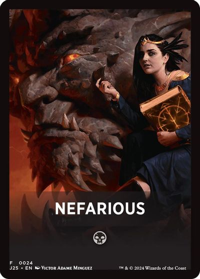 Nefarious Theme Card #24
