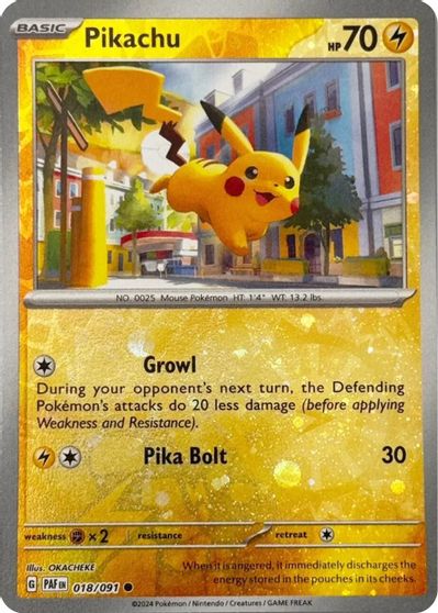Pikachu [Reverse Cosmos Holo] #18