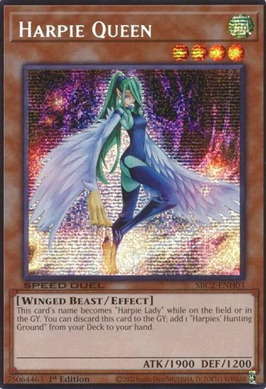 Harpie Queen PSR #SBC2-ENH03