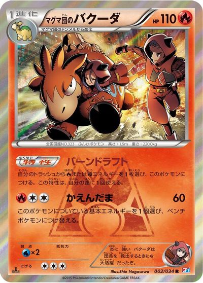 Team Magma's Camerupt #2