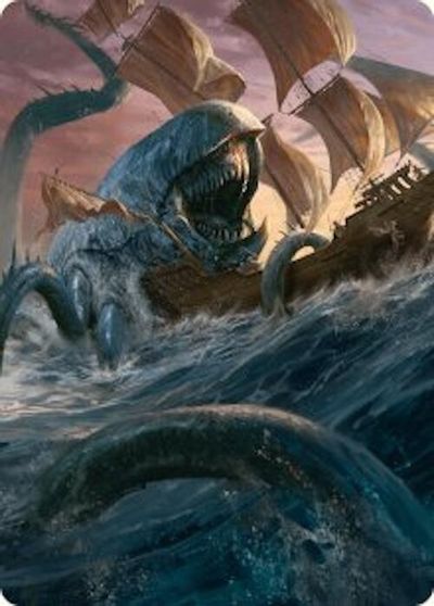 Hullbreaker Horror Art Card Gold Stamped Signature