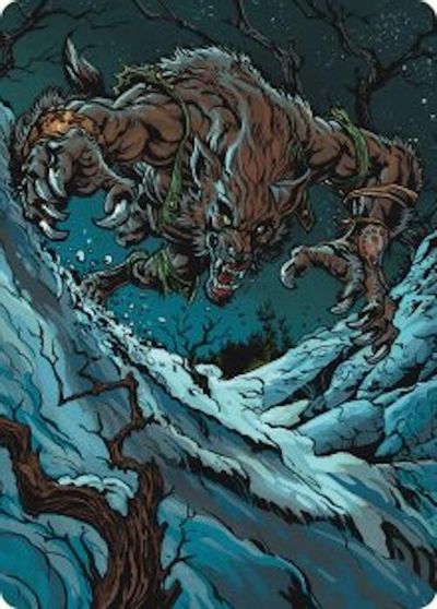 Ravager of the Fells Art Card Gold Stamped Signature