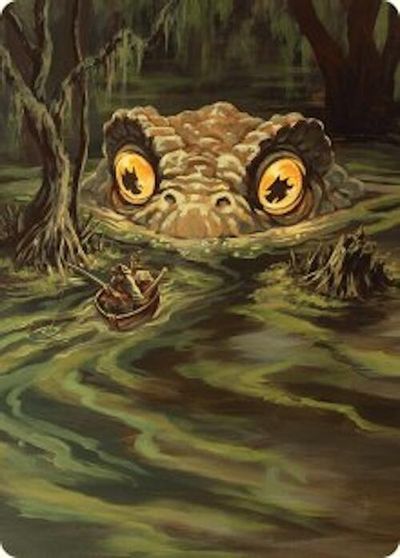 The Gitrog Monster Art Card Gold Stamped Signature
