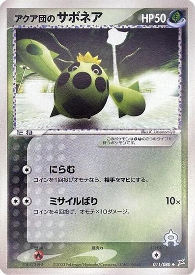 Team Aqua's Cacnea #11