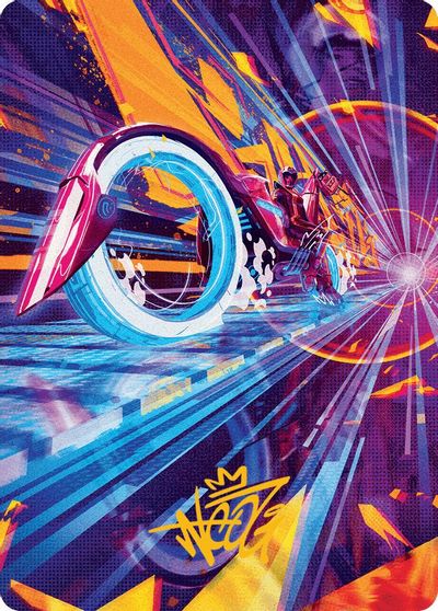 Spotcycle Scouter Art Card Gold Stamped Signature #37