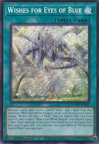 Wishes for Eyes of Blue Secret Rare