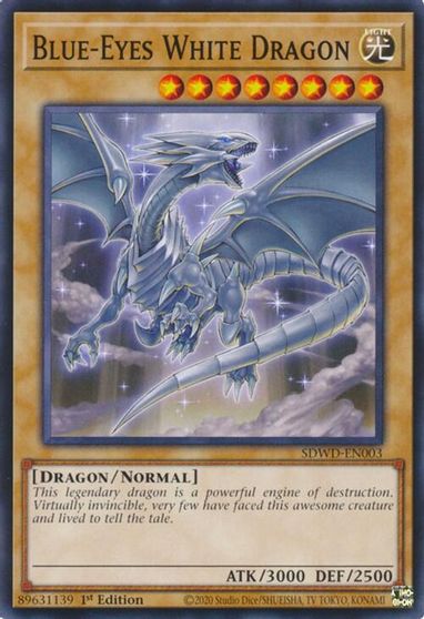 Blue Eyes White Dragon SDWD EN003