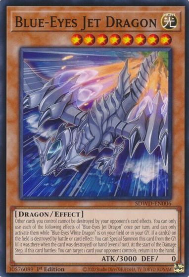 Blue Eyes Jet Dragon