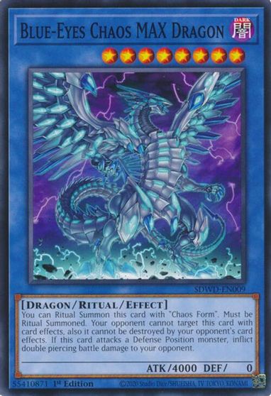 Blue Eyes Chaos MAX Dragon #SDWD-EN009