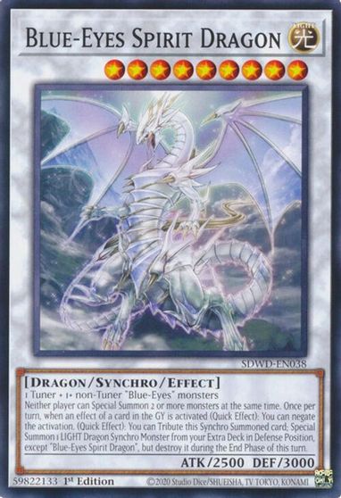 Blue Eyes Spirit Dragon #SDWD-EN038