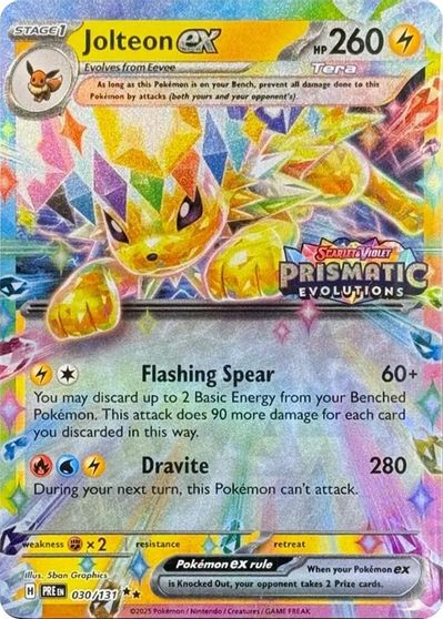 Jolteon ex [Stamped] #30