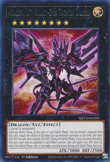 Number 107 Galaxy Eyes Tachyon Dragon #MZTM-EN091