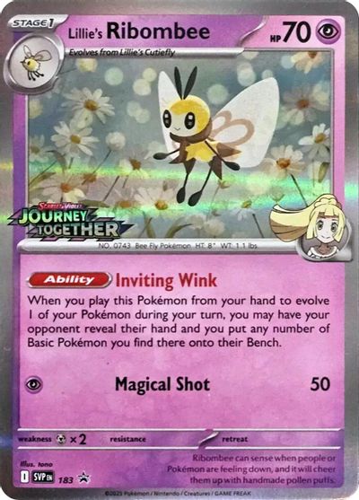 Lillie's Ribombee - 183 (Prerelease)