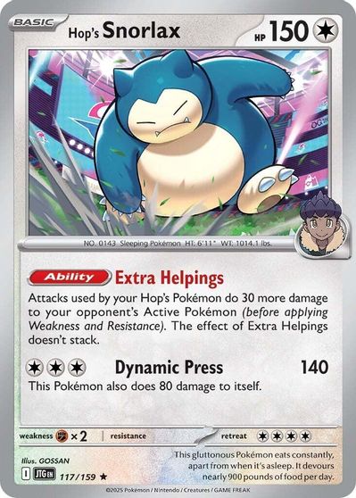 Hop's Snorlax