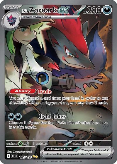 N's Zoroark ex - 185/159