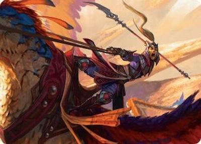 Dragonback Lancer Art Card 3 54 Gold Stamped Signature
