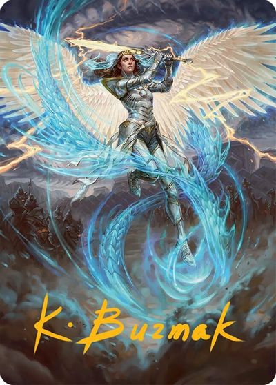 Elspeth Storm Slayer Art Card 49 54 Gold Stamped Signature