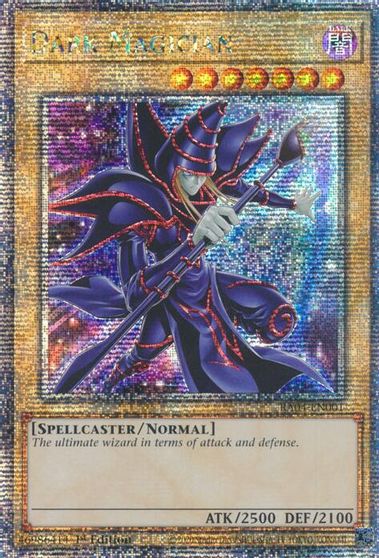 Dark Magician New Art Quarter Century Secret Rare