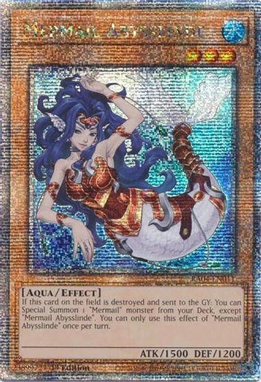 Mermail Abysslinde Quarter Century Secret Rare #RA04-EN011