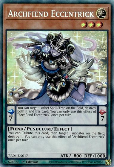 Archfiend Eccentrick PCR #RA04-EN017