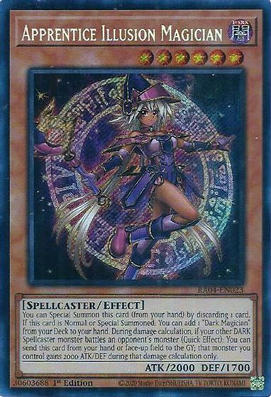 Apprentice Illusion Magician Secret Rare #RA04-EN023