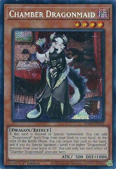Chamber Dragonmaid Secret Rare #RA04-EN032