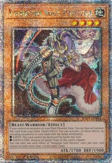 Vanquish Soul Pantera Quarter Century Secret Rare #RA04-EN044