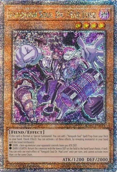 Vanquish Soul Dr Mad Love Quarter Century Secret Rare #RA04-EN045