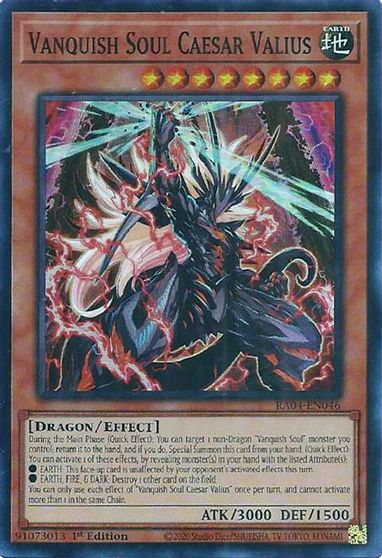 Vanquish Soul Caesar Valius #RA04-EN046
