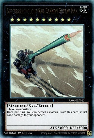 Superdreadnought Rail Cannon Gustav Max PUR #RA04-EN063